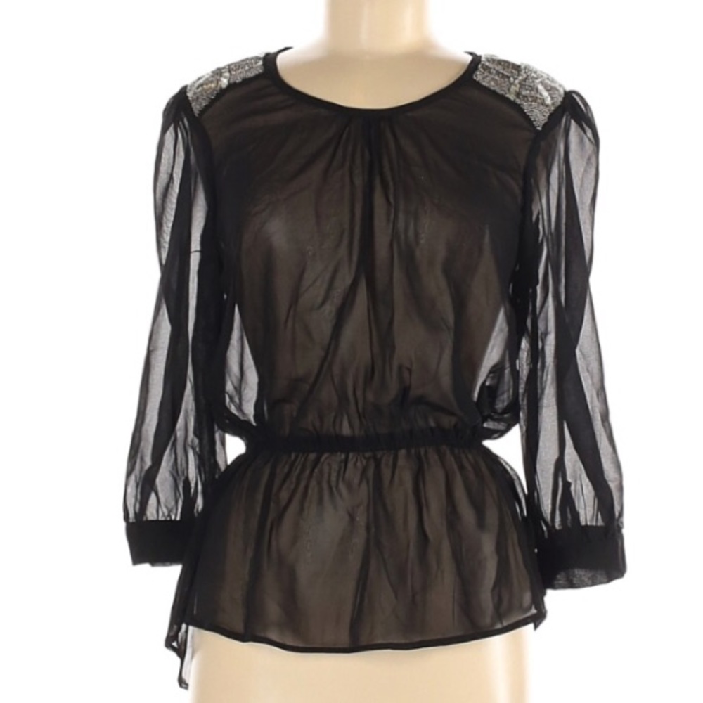 Fun & Flirt 3/4 Sleeve Blouse